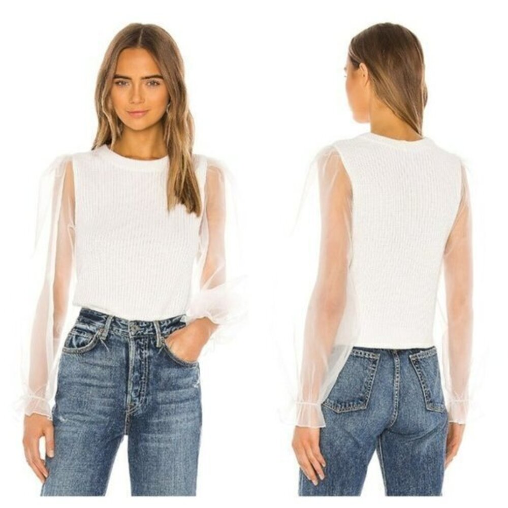 MAJORELLE Kinship Sweater - Ivory